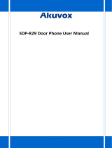 Akuvox SDP-R29 User manual
