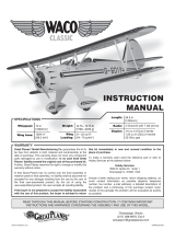 GREAT PLANES Waco YMF-5 User manual