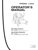 Snapper 7800011 Owner's manual
