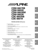 Alpine CDA-9807 Owner's manual