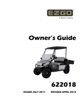 E-Z-GO 2012 TERRAIN 250 Owner's manual