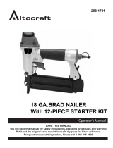Altocraft 18 GA.BRAD User manual