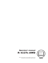 Husqvarna R 422Ts AWD User manual
