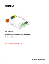 Siemens FDCIO223 Technical Manual