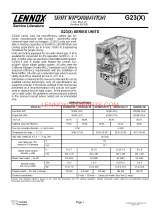 Lennox G23Q4/5X-100 Unit Information