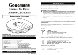 Goodmans GCD621K Series User manual