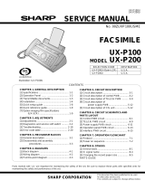 Sharp UX-P200 User manual