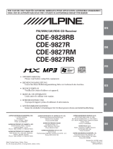 Alpine CDE-9828RB Owner's manual