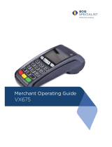 VeriFone VX 675 Series Operating instructions