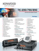 Kenwood TK-890 User manual
