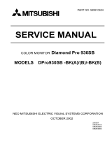 Mitsubishi Pro 930SB User manual