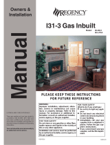 Regency I31-LPG3 Operating instructions