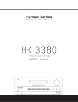 Harman-Kardon HK 3380 User manual