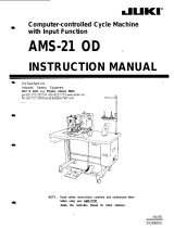 Juki AMS-21 OD User manual