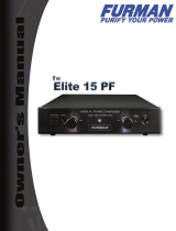 Furman Elite15PF Owner's manual