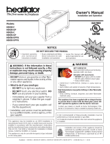Heatilator NDI35-SP Owner's manual