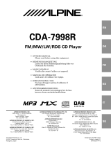 Alpine CDA-7998R Owner's manual