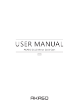 AKASO Mirror Dash Cam User manual