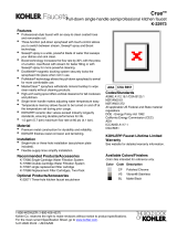 Kohler K-22973-VS Dimensions Guide