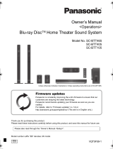 Panasonic SC-BTT785 Owner's manual