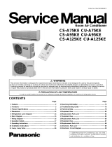 Panasonic CS-A75KE User manual