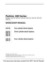 Perkins 102-05 Workshop Manual