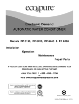 Eco Pure EP 6225 Operating instructions