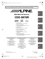 Alpine CDE-9870R User manual