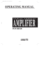 Inter-m PAM-120 Operating instructions