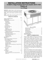HEIL PHR524-60 Installation Instructions Manual