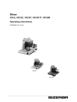 Bizerba VS 12 F--P Operating Instructions Manual