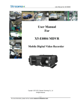 Streamax X5-E0804 User manual