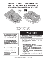 Monessen Hearth HVFL18PV Operating instructions