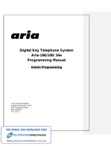 Aria Aria-100 Programming Manual