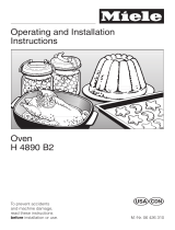 Miele H 4890 B2 Operating Instructions Manual