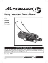 McCulloch M46 User manual