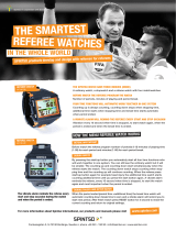 Spintso REFEREE WATCH Quick Manual