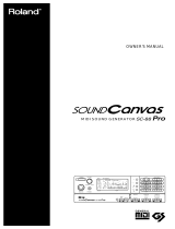 Roland SC-88 Pro User manual