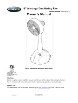 AuraMist AM12MF18-1 Owner's manual