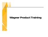 WAGNER W180P Owner's manual