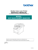 Brother MFC-9840CDW User manual