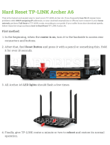 TP-LINK Archer A6 User manual