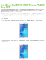 Samsung J510F Galaxy J5 (2016) Dual SIM User manual