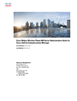 Cisco Webex Wireless Phone 860  User guide