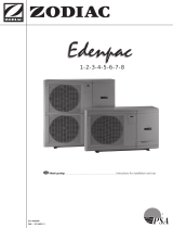 Zodiac Edenpac 5 Instructions For Installation And Use Manual