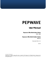 Pepwave OfficePoint 200 User manual