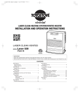 Toyostove Laser 300 A Installation And Operation Instructions Manual