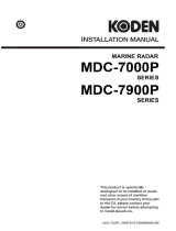 Koden MDC-7000P series Installation guide