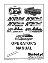 Argo 8x8 Avenger User manual