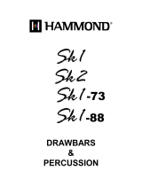 Hammond SK1 User manual